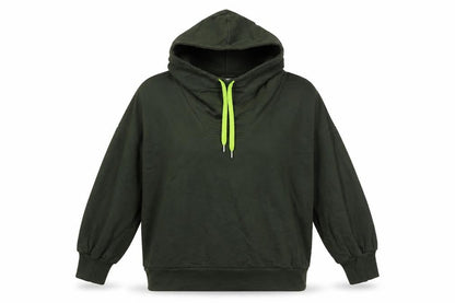 Womens UK Size M WeSC Green Pullover Hoodie