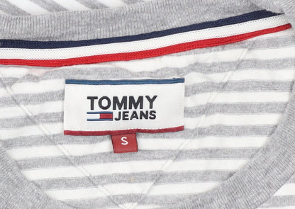 Mens UK Size S Tommy Jeans Grey  T-Shirt