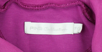 Womens UK Size 10 Ping Pink Basic T-Shirt