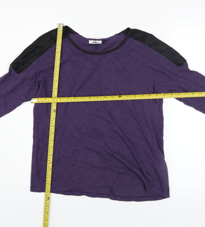 Womens UK Size L Only Purple Pullover Jumper