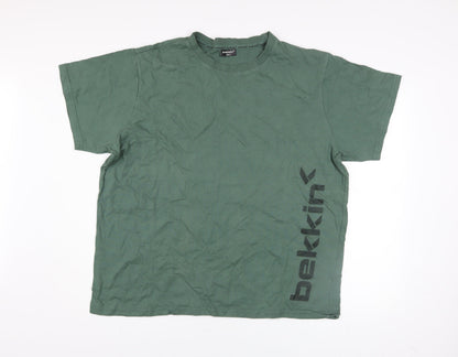 Mens UK Size 2XL Bekkin Green  T-Shirt