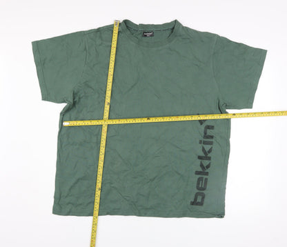 Mens UK Size 2XL Bekkin Green  T-Shirt