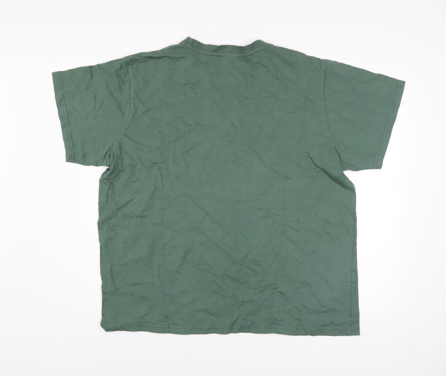 Mens UK Size 2XL Bekkin Green  T-Shirt
