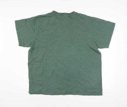 Mens UK Size 2XL Bekkin Green  T-Shirt