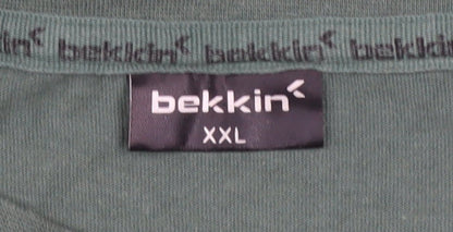 Mens UK Size 2XL Bekkin Green  T-Shirt