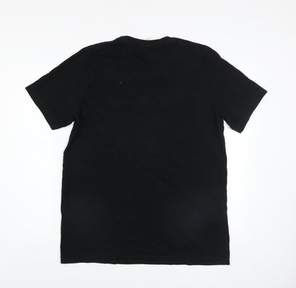 Mens UK Size L Bella + Canvas Black  T-Shirt
