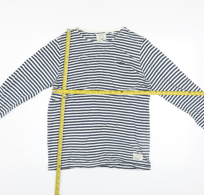 Unisex Adults UK Size S SUIT Blue Basic T-Shirt