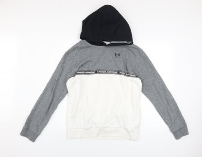 Teens UK Size YXL Under armour Grey Pullover Hoodie