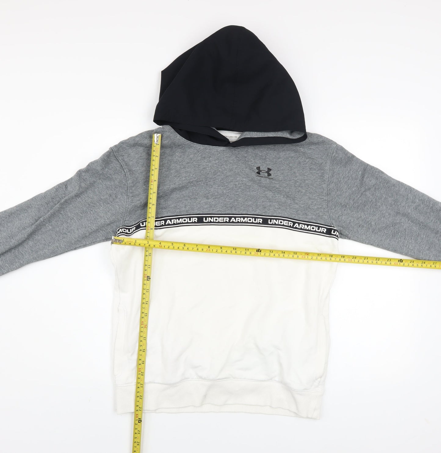 Teens UK Size YXL Under armour Grey Pullover Hoodie