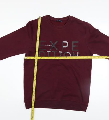 Mens UK Size S LC Waikiki Red Pullover Sweatshirt