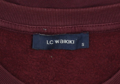 Mens UK Size S LC Waikiki Red Pullover Sweatshirt