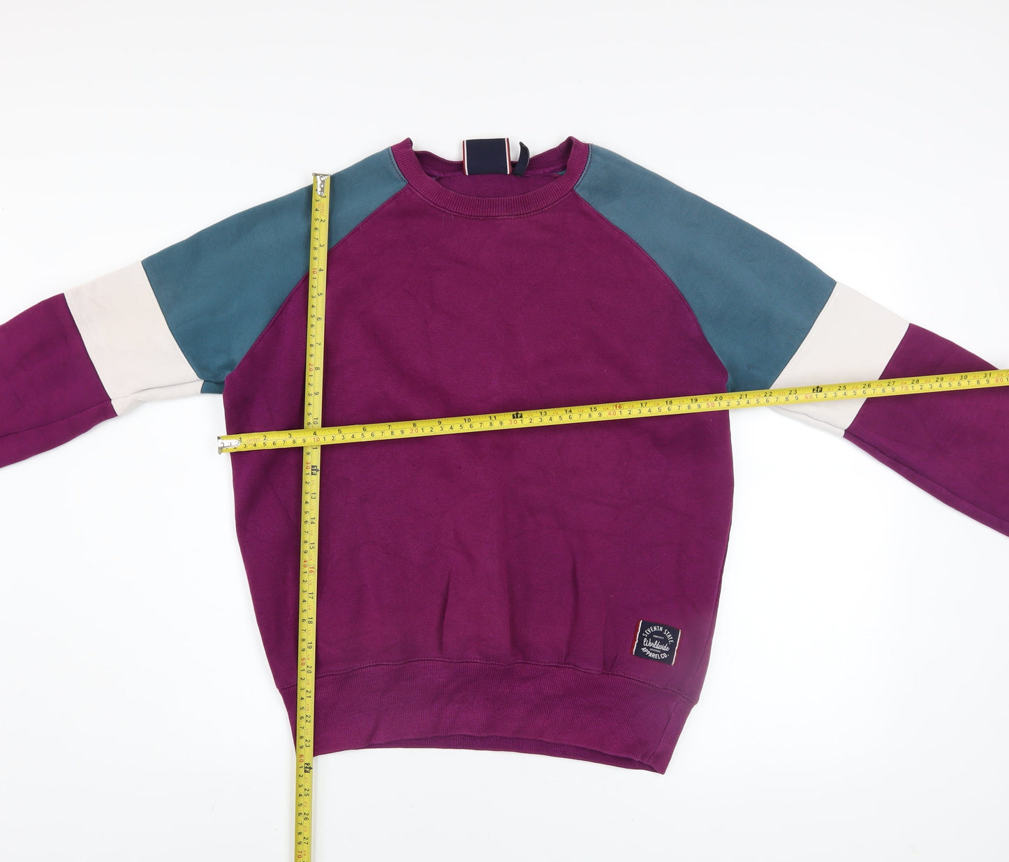 Mens UK Size M Seventh State Multicoloured Pullover Sweatshirt