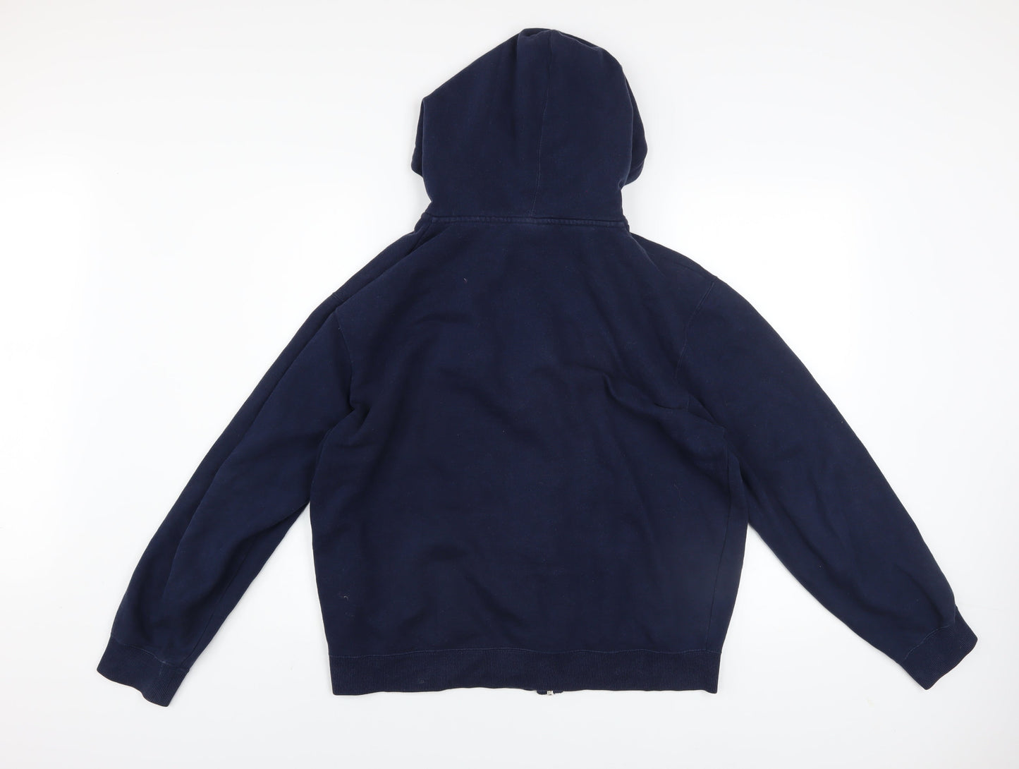 Mens UK Size L FILA Blue Full Zip Hoodie