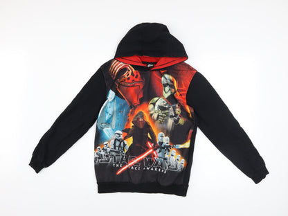 Boys UK Size 13-14 Years George Black Pullover Hoodie