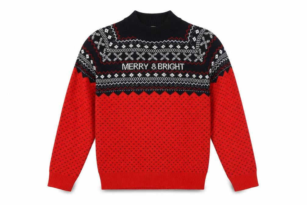 Mens UK Size L Avenue Red Pullover Jumper