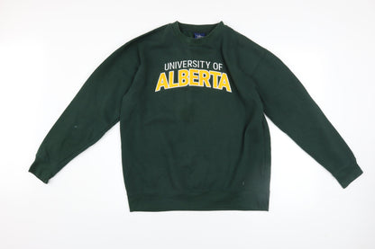 Mens UK Size M JPT Green Pullover Sweatshirt