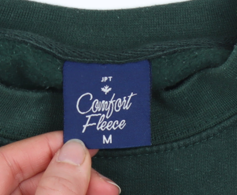 Mens UK Size M JPT Green Pullover Sweatshirt