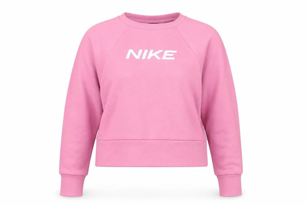 Womens UK Size S Nike Pink Pullover Sweatshirt