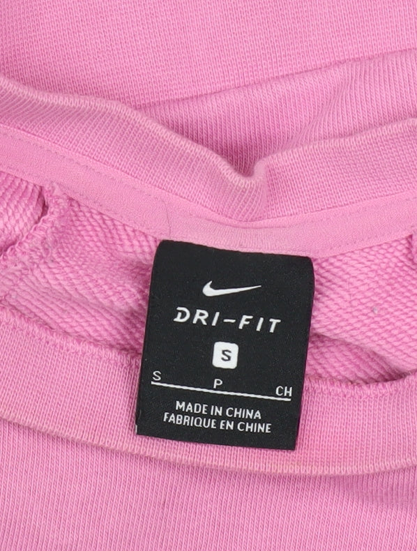 Womens UK Size S Nike Pink Pullover Sweatshirt