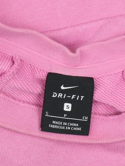 Womens UK Size S Nike Pink Pullover Sweatshirt