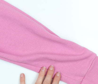 Womens UK Size S Nike Pink Pullover Sweatshirt