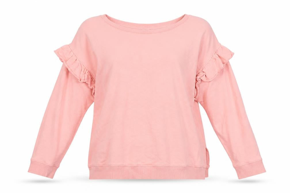 Womens UK Size L River Island Pink Pullover Sweatshirt