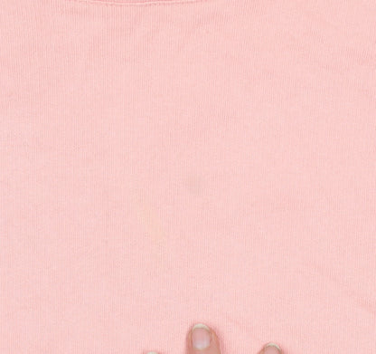 Womens UK Size L River Island Pink Pullover Sweatshirt
