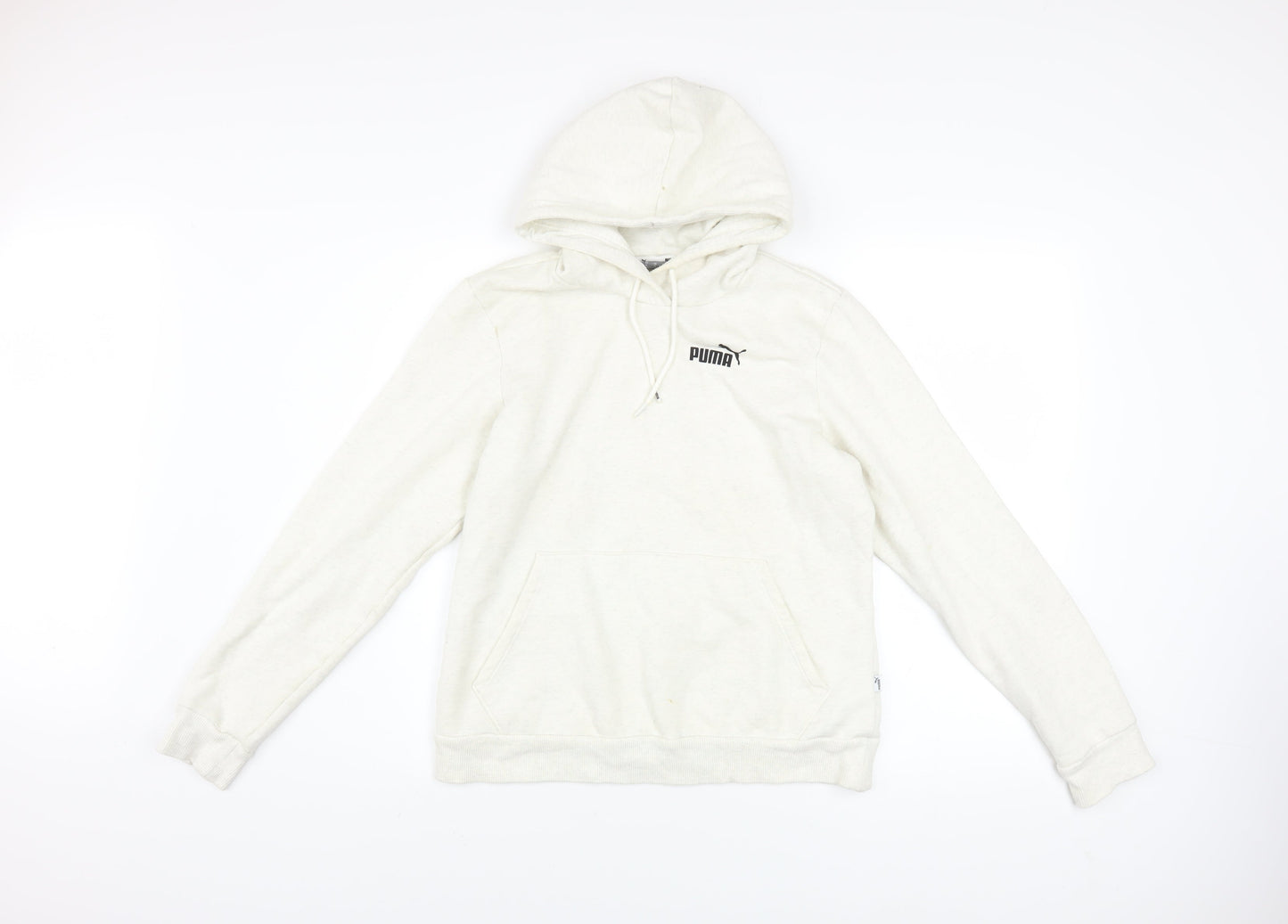 Womens UK Size M PUMA Ivory Pullover Hoodie