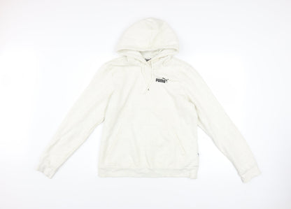 Womens UK Size M PUMA Ivory Pullover Hoodie