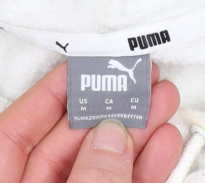 Womens UK Size M PUMA Ivory Pullover Hoodie