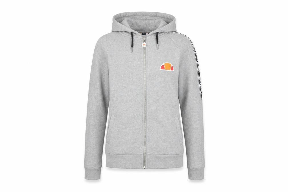 Womens UK Size 6 ellesse Grey Full Zip Hoodie