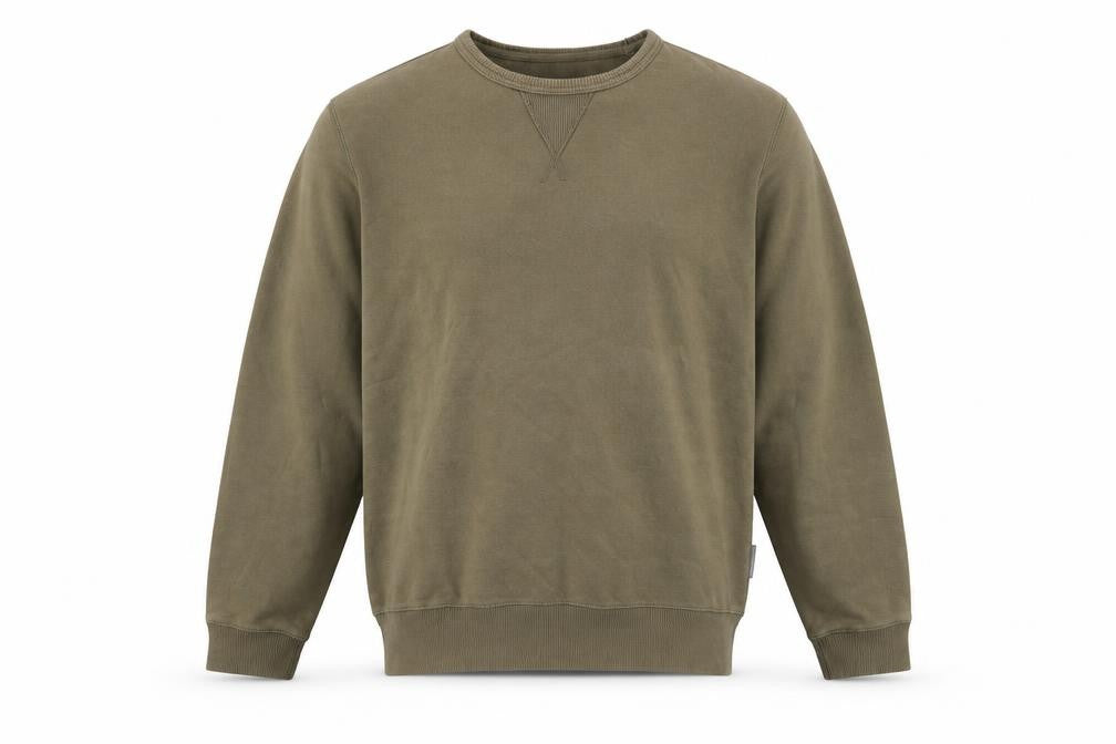 Mens UK Size L French Connection Green Pullover Sweatshirt