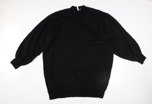 Womens UK Size XL H&M Black Pullover Sweatshirt