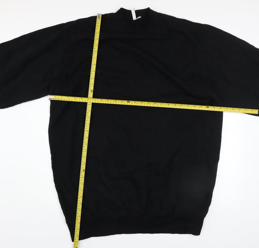 Womens UK Size XL H&M Black Pullover Sweatshirt