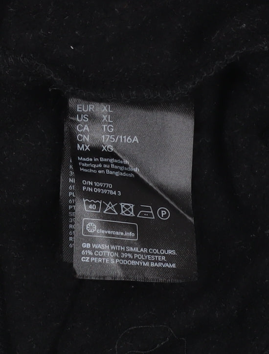 Womens UK Size XL H&M Black Pullover Sweatshirt