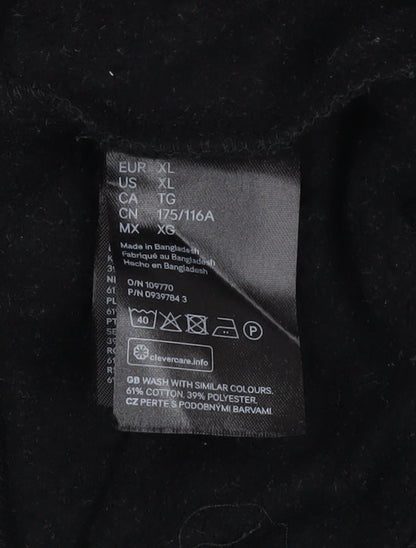 Womens UK Size XL H&M Black Pullover Sweatshirt
