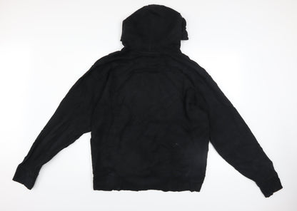 Mens UK Size L Champion Black Pullover Hoodie