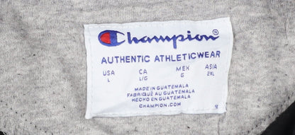 Mens UK Size L Champion Black Pullover Hoodie