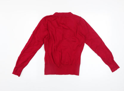 Womens UK Size 14 Florence & Fred Red Pullover Jumper