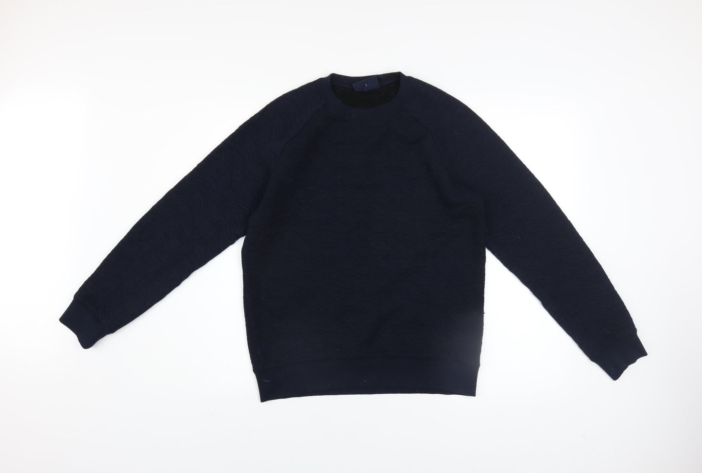 Mens UK Size S Armani Jeans Blue Pullover Sweatshirt