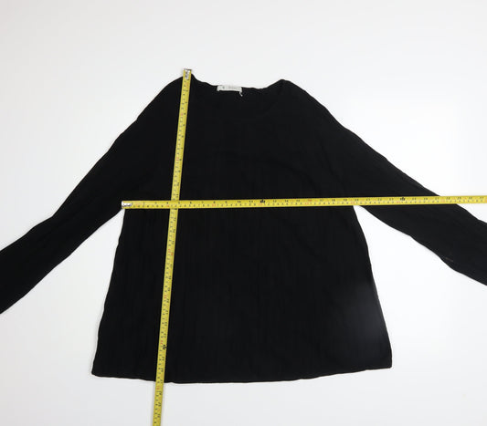 Womens UK Size 20 monari Black Basic Blouse