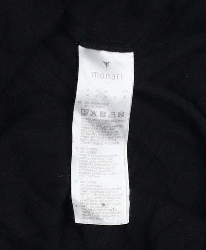 Womens UK Size 20 monari Black Basic Blouse