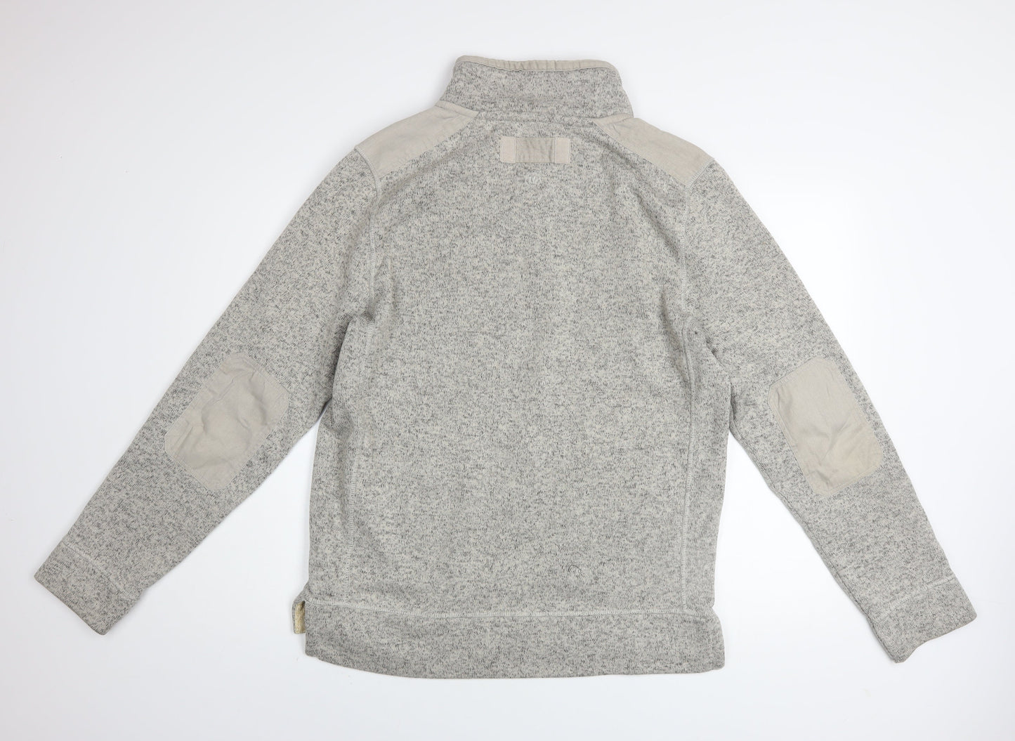 Mens UK Size M FatFace Grey Henley Sweatshirt