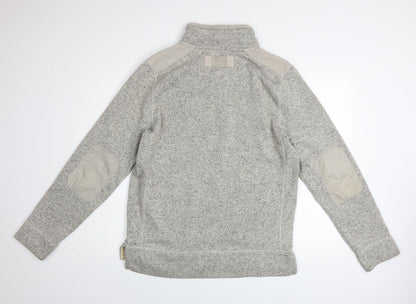 Mens UK Size M FatFace Grey Henley Sweatshirt