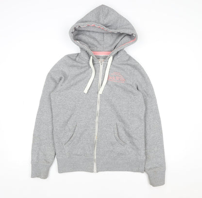 Womens UK Size 8 Jack Wills Grey Basic Jacket