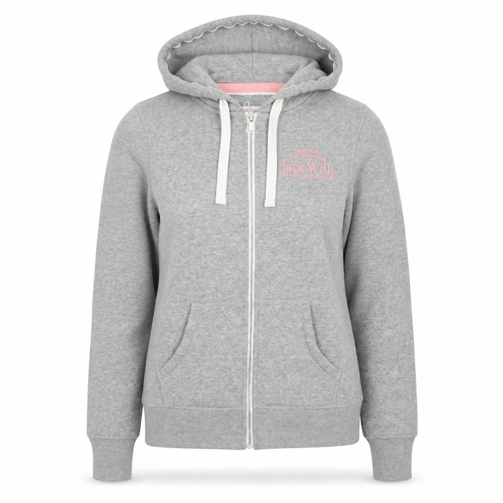 Womens UK Size 8 Jack Wills Grey Basic Jacket