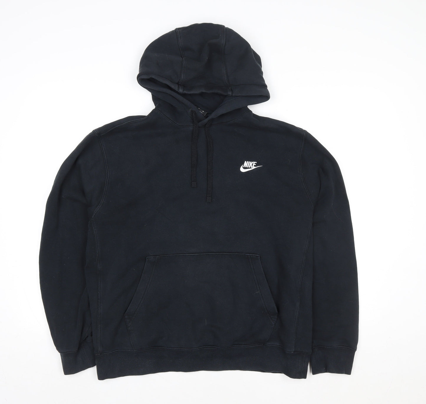 Mens UK Size M Nike Black Pullover Hoodie