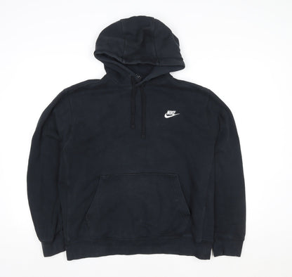 Mens UK Size M Nike Black Pullover Hoodie