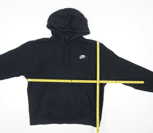 Mens UK Size M Nike Black Pullover Hoodie