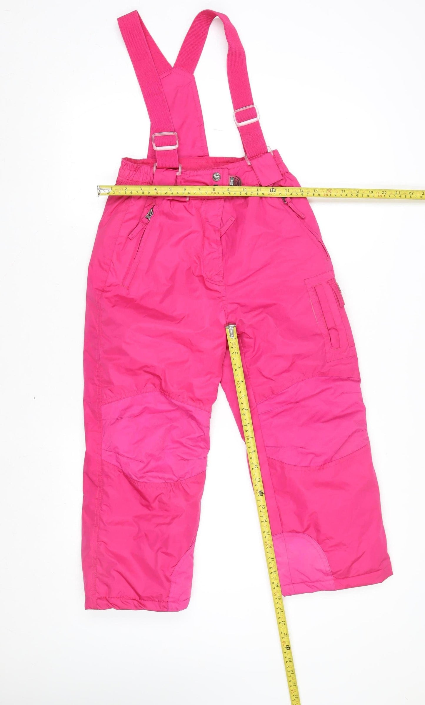 Girls UK Size 10-12 Years Weatherproof 32 Degrees Regular Fit Snow Pants Pink Tr